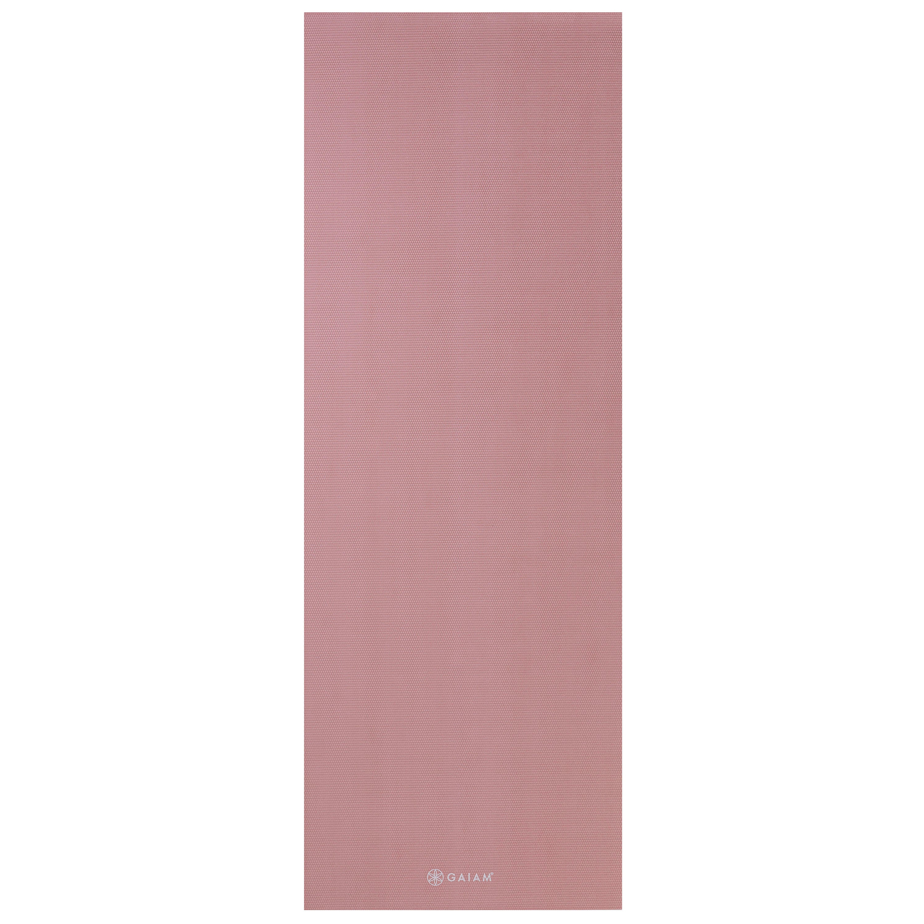 Gaiam Classic Solid Color Yoga Mat (5mm) Lilac flat